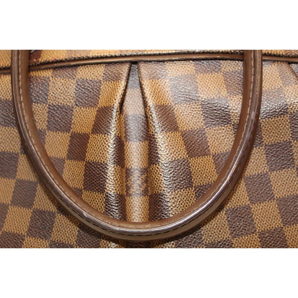 Louis Vuitton Trevi PM Damier Ebene Brown Handbag Satchel Authentic LV - Picture 10 of 16